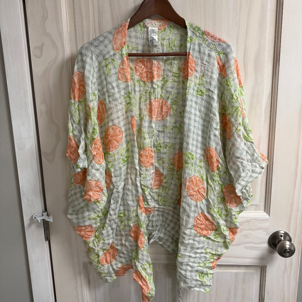 Free people flowy wrap coverup